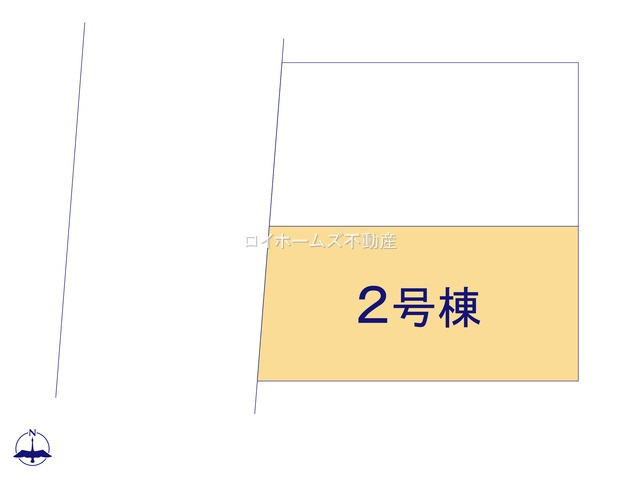 【区画図】 | 名古屋市千種区下方町５丁目43『仲介料無料』新築戸建て | 2号棟