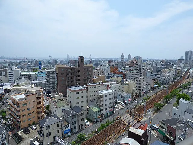 神戸市灘区中原通５丁目の賃貸マンションの展望