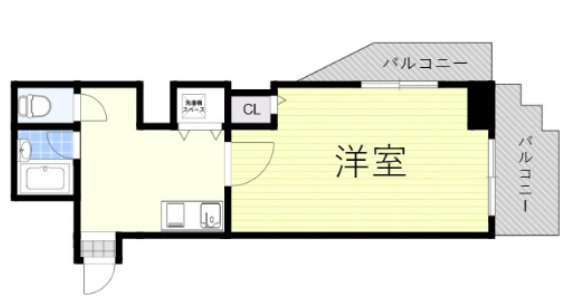 シャトラン新神戸の間取り