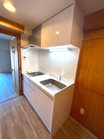 芦屋市茶屋之町の賃貸マンションのキッチン