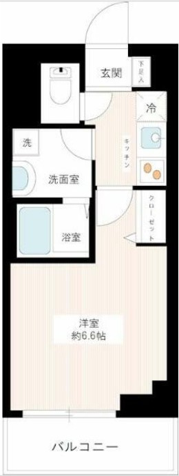 ＲＩＳＥ　ＮＡＫＡＮＯＳＨＩＮＢＡＳＨＩの間取り|間取りです。