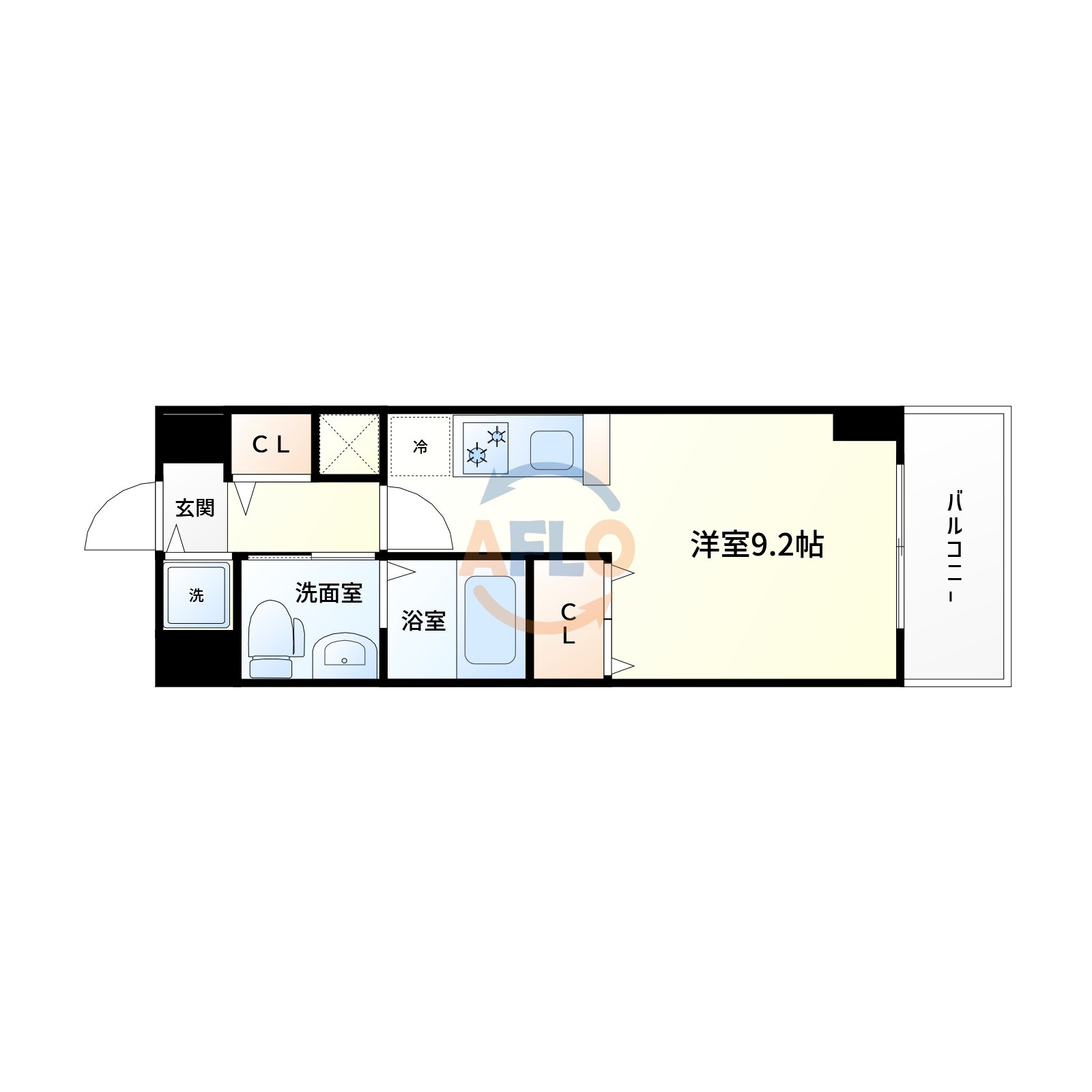 セレブコート木川の間取り|間取り