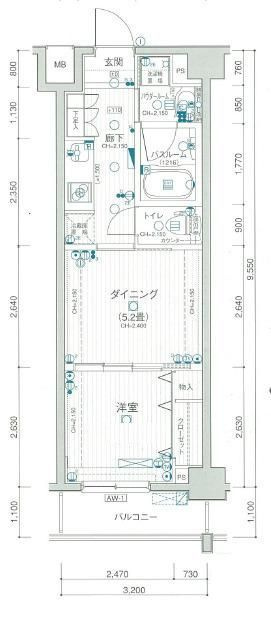 日神デュオステージ田端の間取り|間取りです。