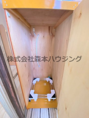 【設備】 | 　寝屋川市菅相塚町11戸建貸家 | 洗濯機置き場です