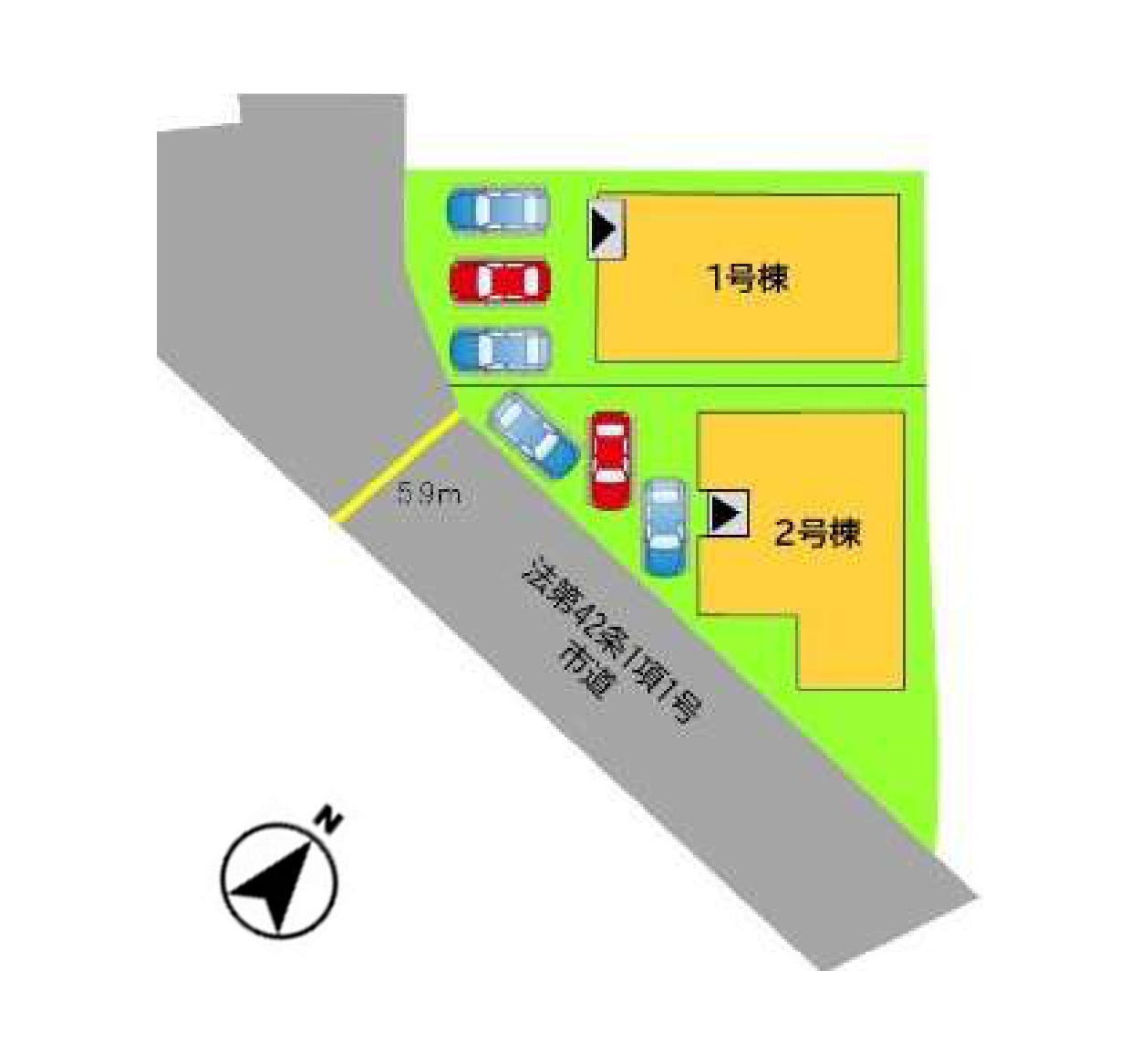 S・古賀市日吉2丁目第2-2棟（1号棟）の間取り