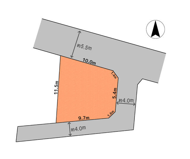 宇都宮市大塚町　100.58㎡　売地の土地図