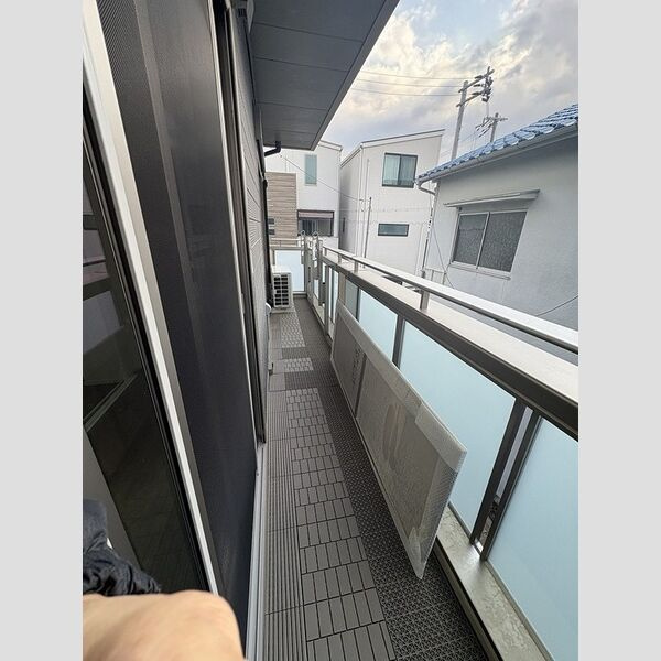 ハイムメゾン長居公園通のバルコニー
