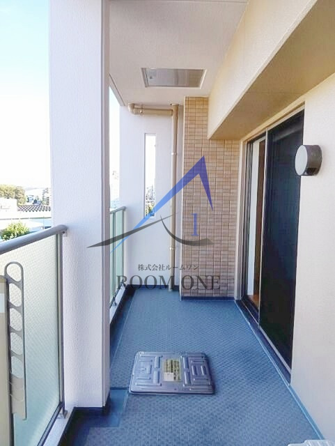 メゾンシンテイⅠのバルコニー|バルコニーです。