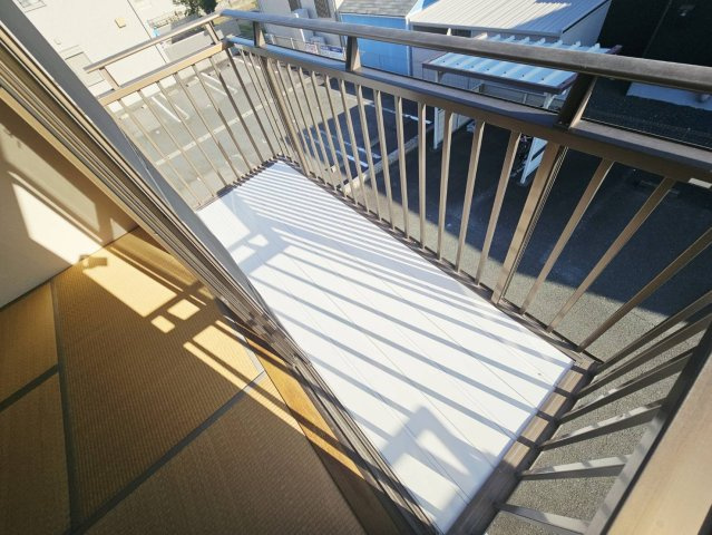 テラスハウスみのりのバルコニー