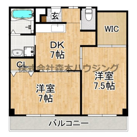 【間取り】 | 　ロイヤルハイツ三喜
