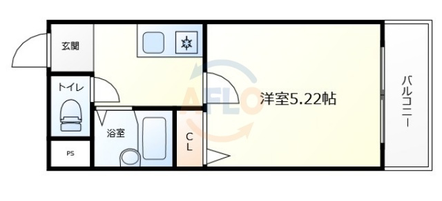 ENA阿波座西の間取り|ENA阿波座西