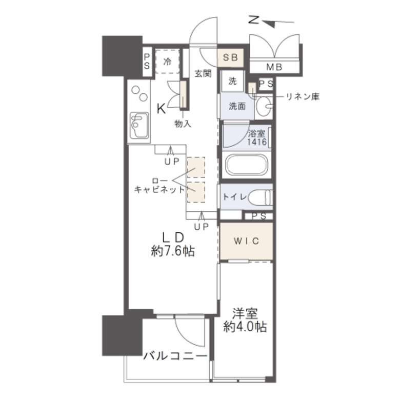 THE HIGH HORIEの間取り|THE HIGH HORIE(ザ ハイ ホリエ)　間取り
