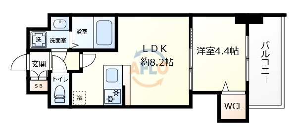 Alivis北梅田の間取り|Alivis北梅田　間取り