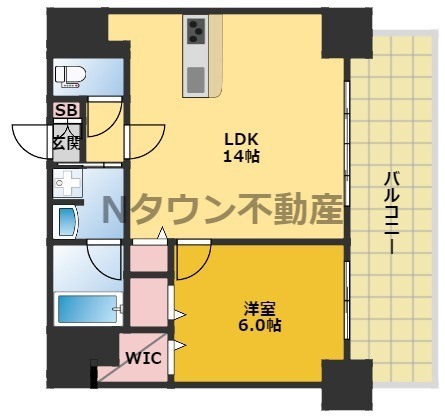 【間取り】 | FIRST RESIDENCE SAKAE(ファーストレジデンス栄) | 間取りです。