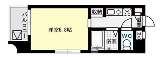 ロマネスク平尾第3の間取り