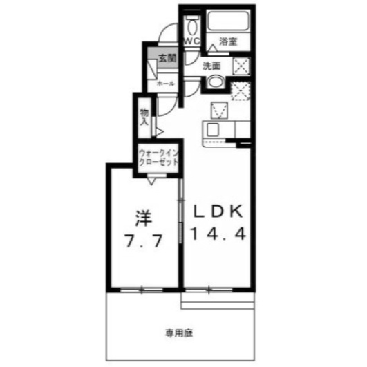 【間取り】 | フローレス　コート　Ⅱ
