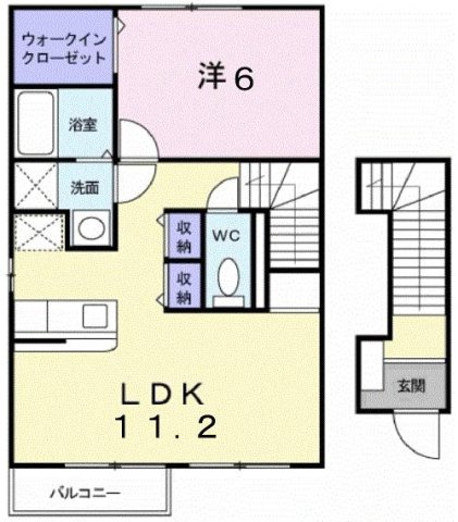 プチメゾンＳの間取り