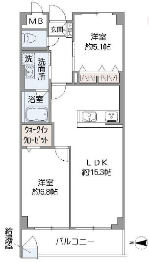 めじろ台ハイムの間取り|内装リノヴェーション完了。拘りの内装をご体感ください。