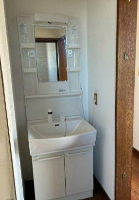 調布市多摩川３丁目の賃貸マンションの洗面所