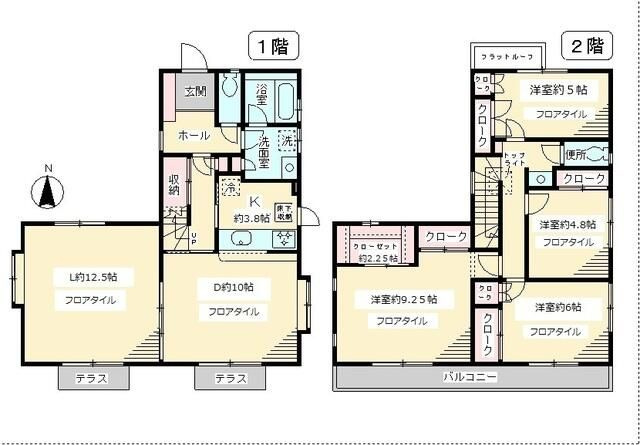 【間取り】 | つくし野1丁目戸建(ツクシノイッチョウメコダテ)