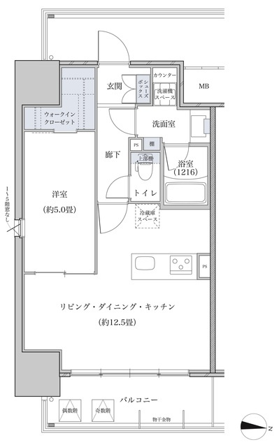 パークアクシス名古屋山王橋の間取り