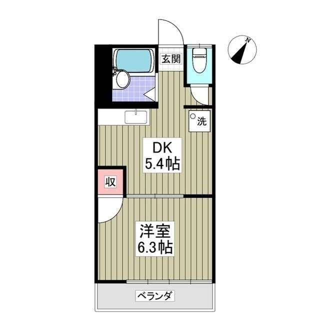 かつら荘の間取り