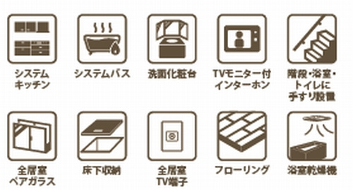 【仲介手数料０円】藤沢市用田4期　新築一戸建て　全3棟の設備|藤沢市用田4期　新築一戸建て　全3棟