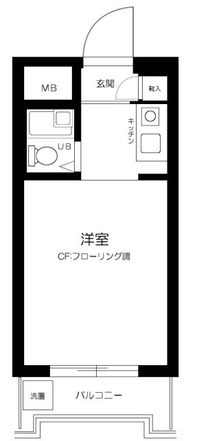 スカイコート府中の間取り
