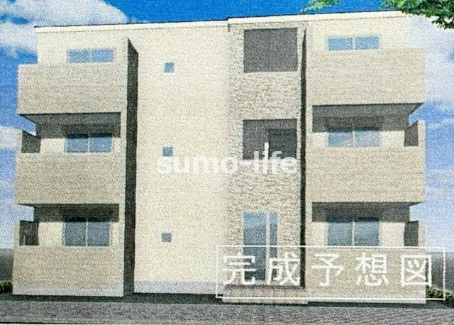 レクエルド立花の外観パース|同社施工例