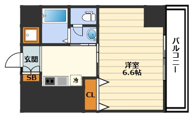 オアーゼ梅田東の間取り|きれいな外観です
