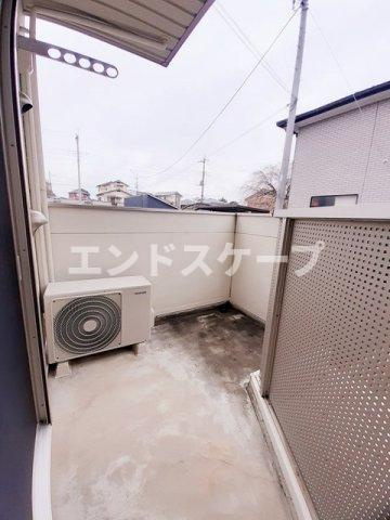 アルバ１のバルコニー|高崎、前橋のお部屋探しはエンドスケープまで！お客様の理想お聞かせ下さい♪