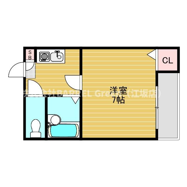シャトーサンショウの間取り