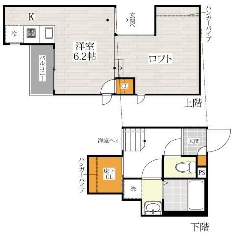 ＣＢ北柏エルの間取り|間取りです。