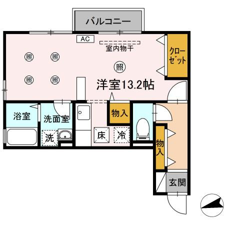 【間取り】 | パストラルK  B棟