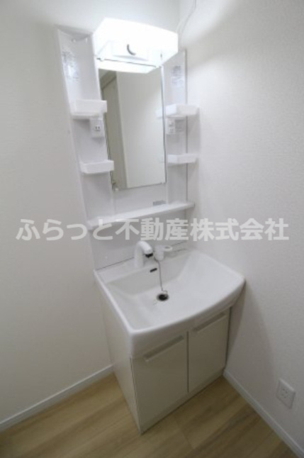いぶきの丘ハイムパート3の洗面所|使いやすい洗面所です