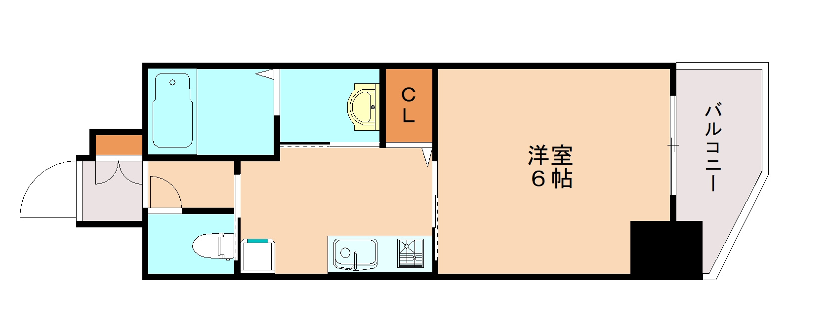 ワールドアイ神戸湊町の間取り