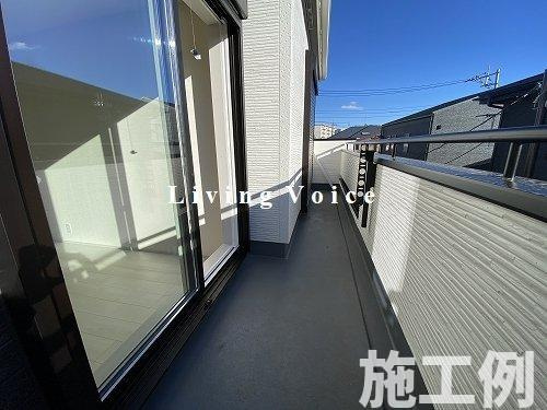 【仲介手数料０円】相模原市南区古淵4丁目　新築一戸建て　全2棟のバルコニー|相模原市南区古淵4丁目　新築一戸建て　全2棟