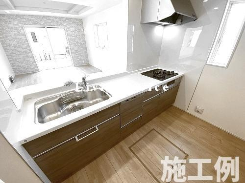 【仲介手数料０円】相模原市南区古淵4丁目　新築一戸建て　全2棟のキッチン|相模原市南区古淵4丁目　新築一戸建て　全2棟