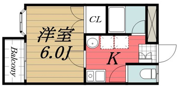 【間取り】 | 未貴ハイム　Ｂ