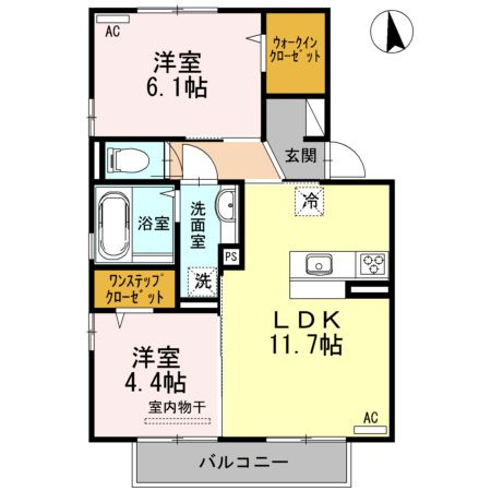 コンパルティアの間取り|使い勝手の良い間取りです♪