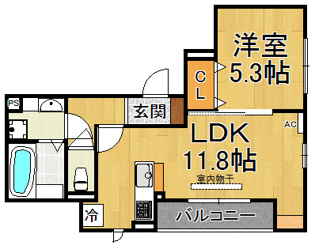 チェーンパレス上甲子園の間取り