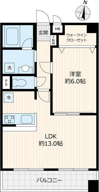 ＰＡＬＷＩＳＨ弘明寺の間取り