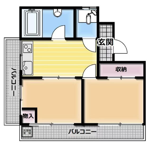 岡田ビルの間取り