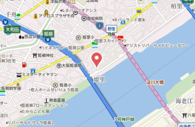 【地図】 | ジュネス姫里Ⅱ