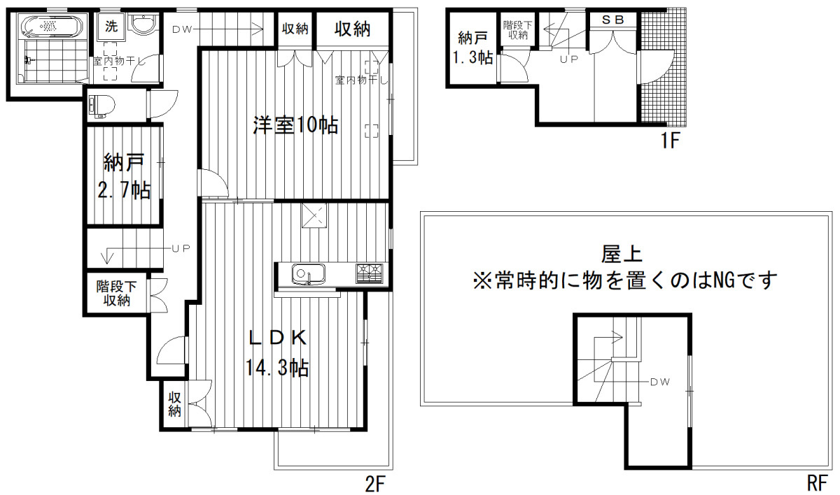 メゾン沖田２の間取り