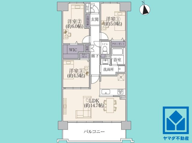 グラン・ソシエ甲子園口の間取り