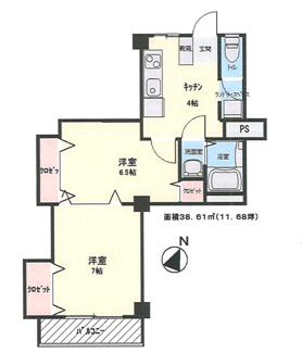 【間取り】 | 東須磨グリーンハイツ