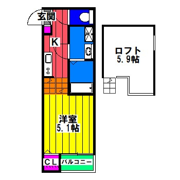 【間取り】 | グランメゾン雑餉隈