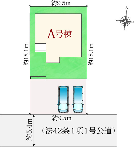 【区画図】 | 浜松市中央区篠原町 新築一戸建て | 区画図です