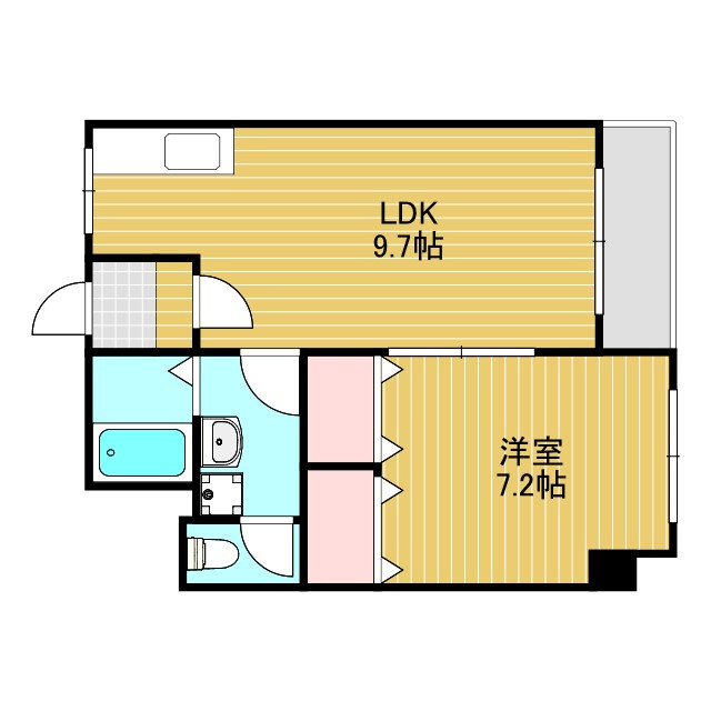 原田マンションの間取り